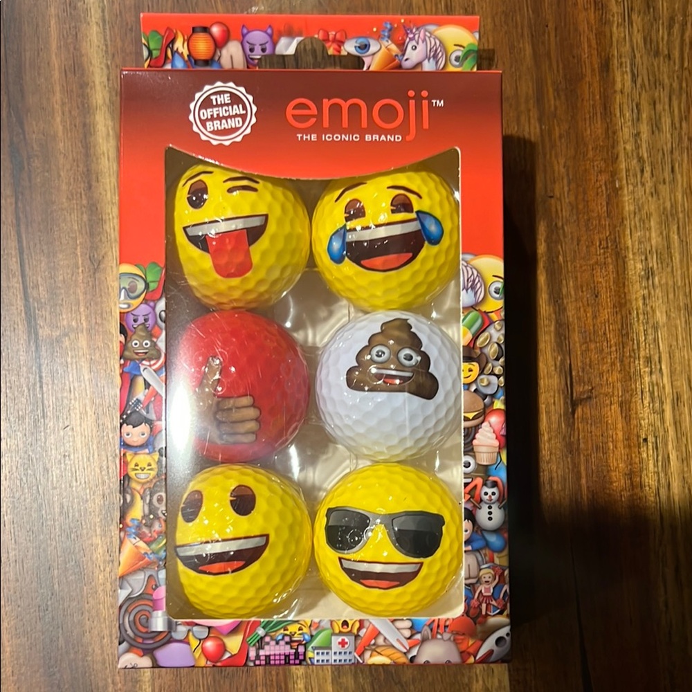 Emoji Brand Golf Balls Set